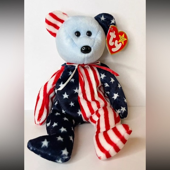 TY Beanie Babies Original
"Spangle" 1999 Blue Face 5th Gen
Swing 8th Gen Single - Picture 1 of 7